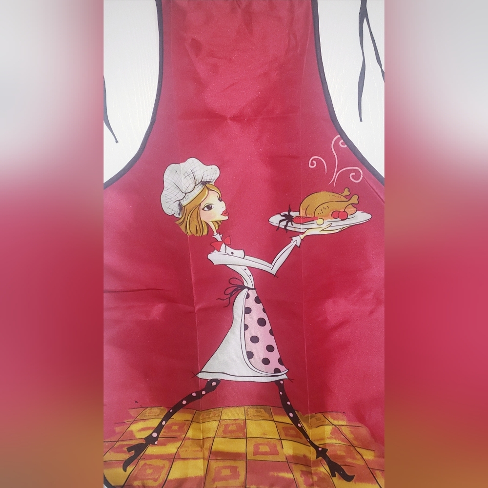 Set Of "Woman In The Kitchen" Cooking Aprons - Picture 4 of 7
